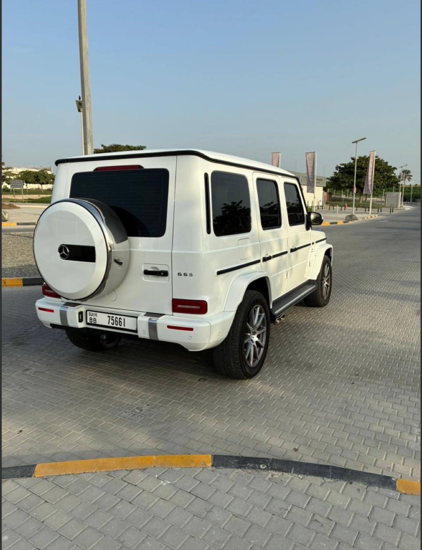 Mercedes G63 Blanc 2