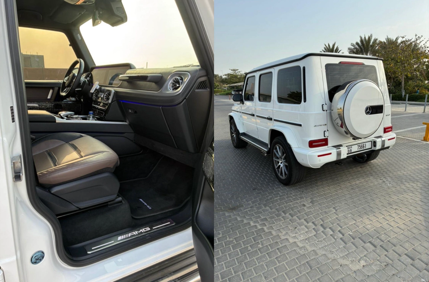 Mercedes G63 Blanc 5
