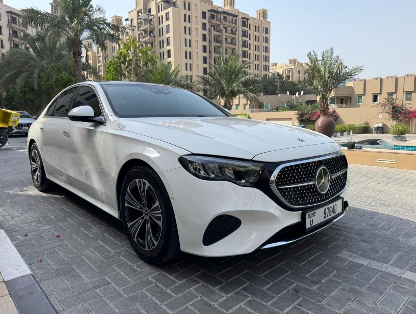 Mercedes E300 White 1