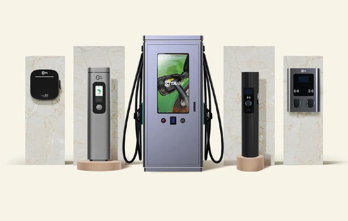 The CITA EV charger range: wallboxes, pedestals and a DC fast charger