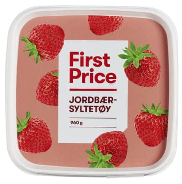 Jordbærsyltetøy, 960g First Price 