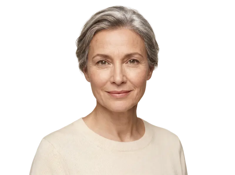 Patient — older woman