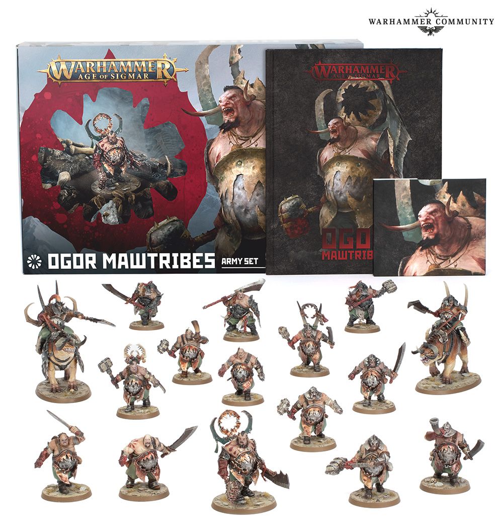 ウォーハンマー Ogor Mawtribes Army 2400 pts Ogor Mawtribes Army Set puts hungry new models on the Age of