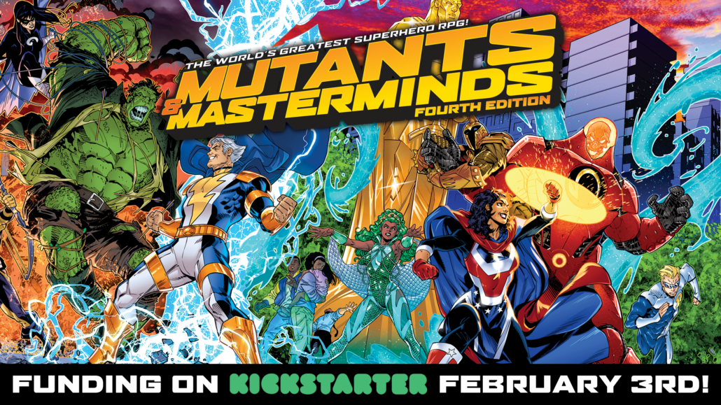 Mutants & Masterminds 4th Edition Launches in 2026 After 15-Year Wait