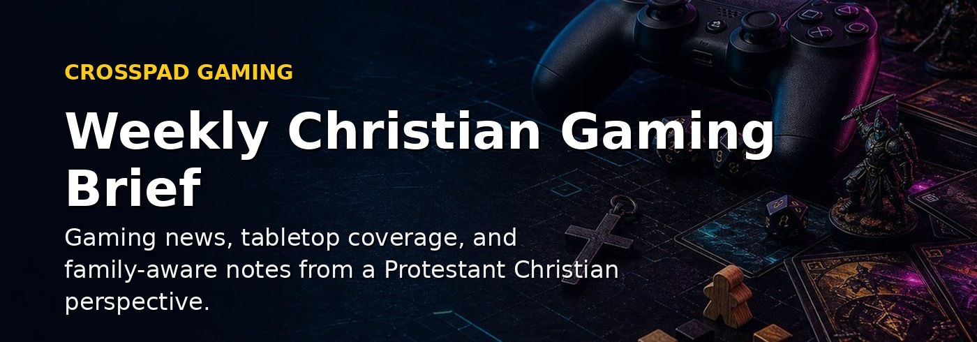 Crosspad Weekly Brief: what you missed in Christian gaming (Jul 27-2, 2026)