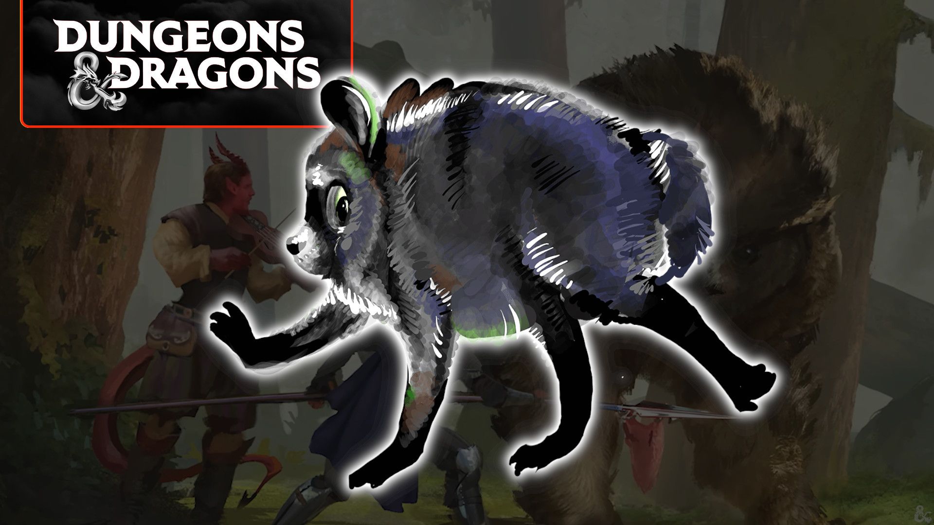 Jimothy the raccoon now has official D&D and Pathfinder table rules