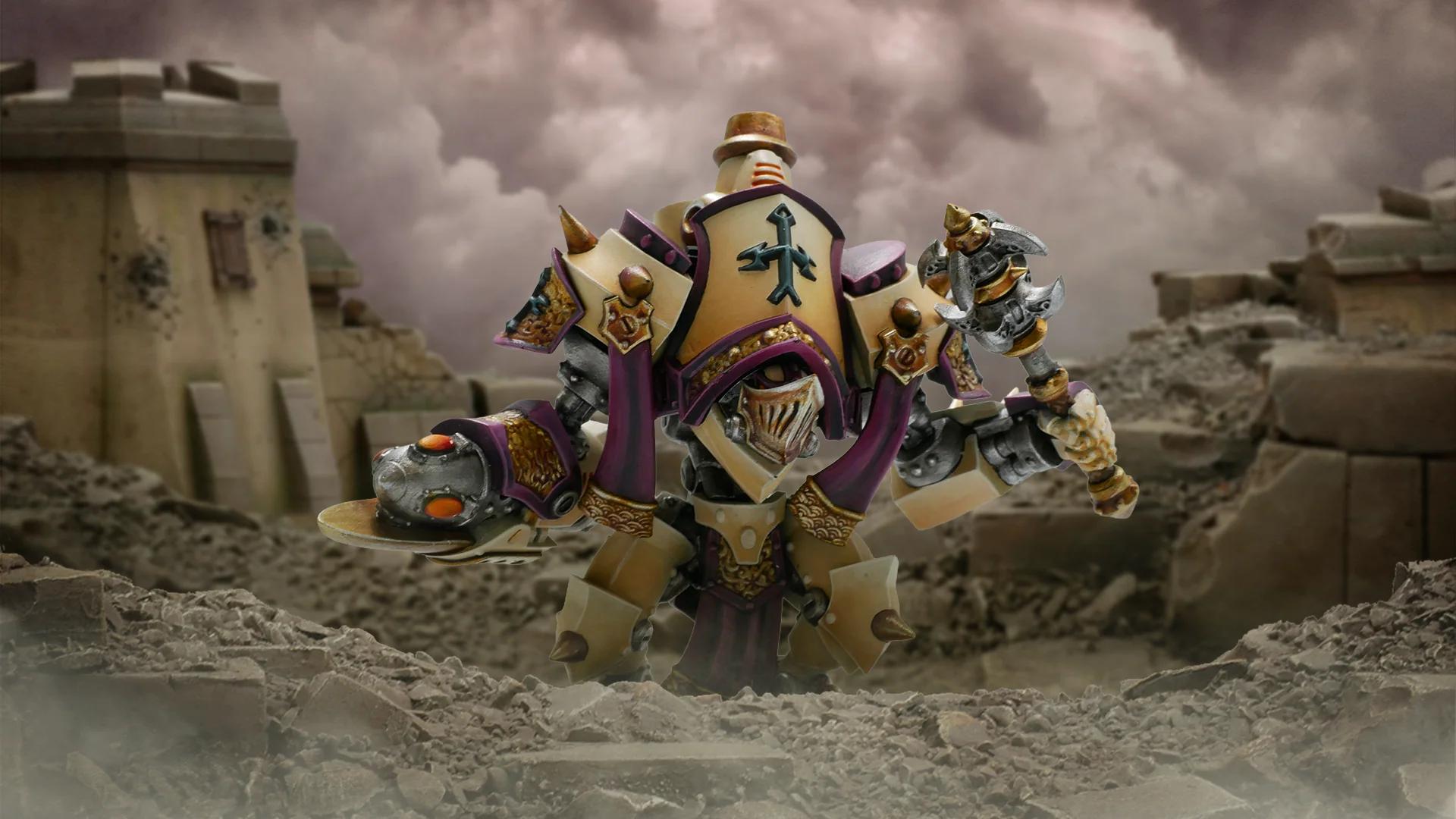 Covenant of the Flame warjacks and characters