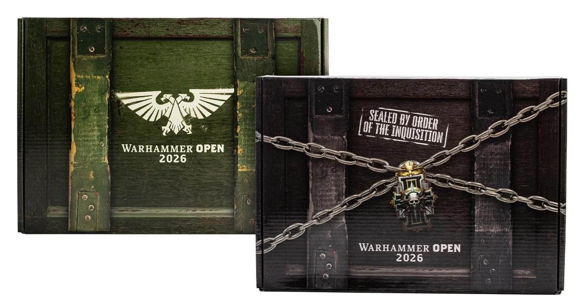 Warhammer Open swag box contents.