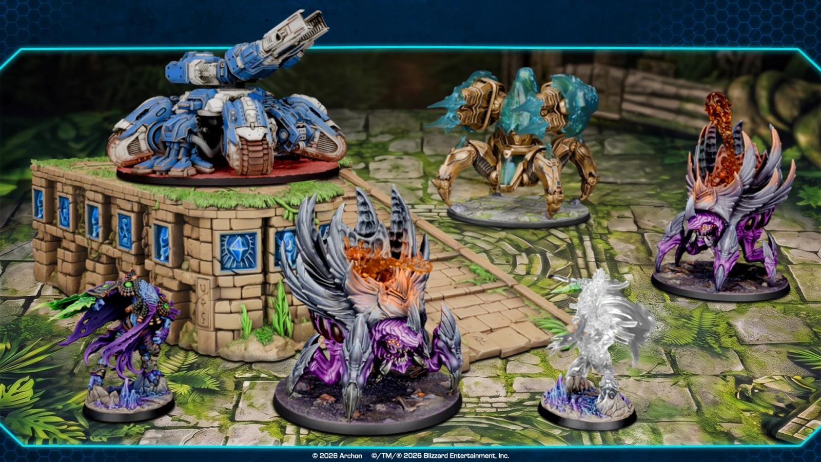 StarCraft miniatures Grupywa unit art