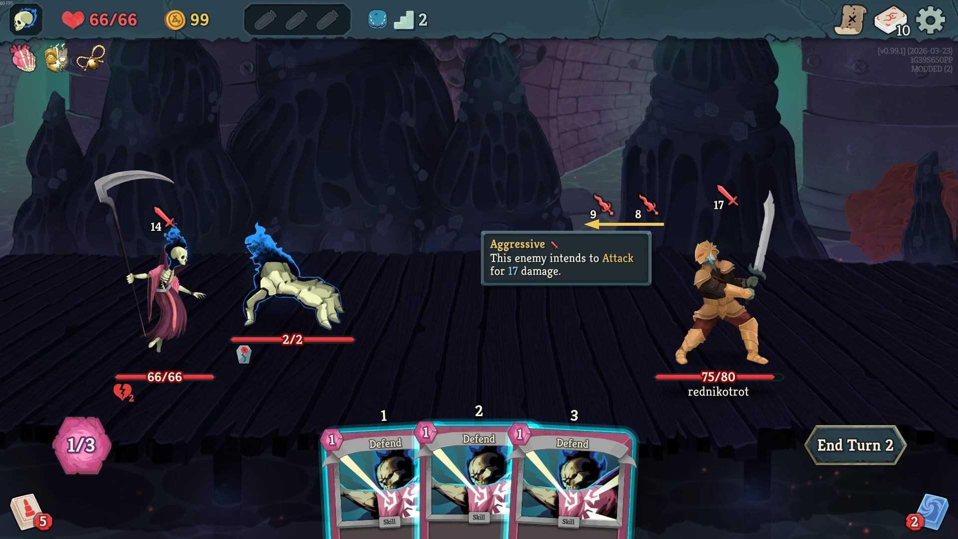 Slay the Spire 2 multiplayer battle screenshot