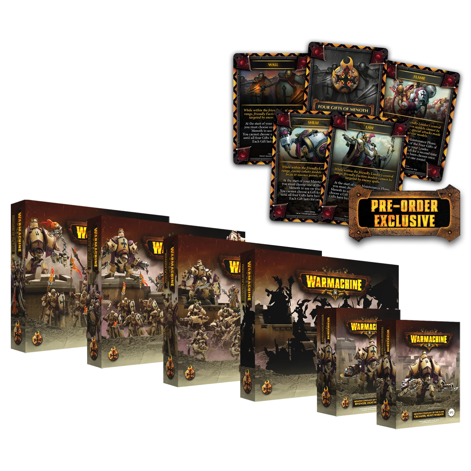 Warmachine Menoth army bundle box product shot