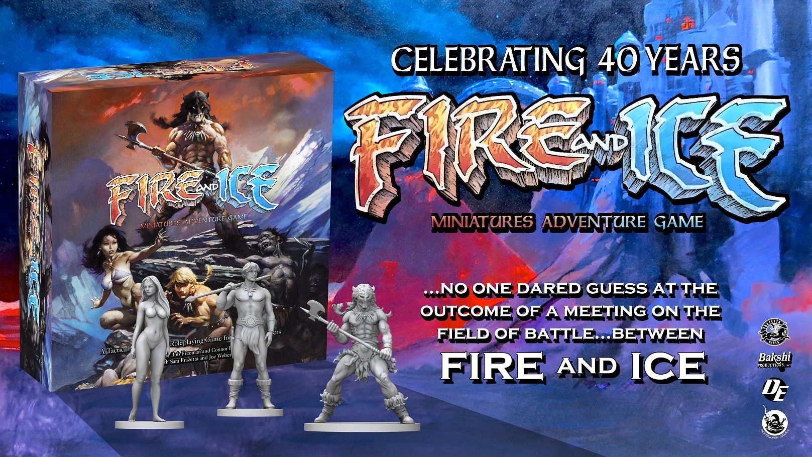 Fire and Ice Miniatures Adventure Game heads to retail after Kickstarter
