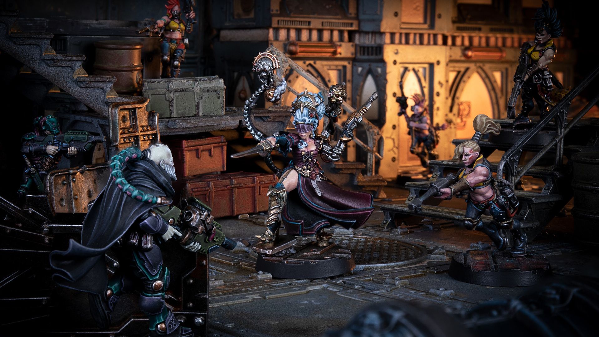 Necromunda Dramatis Personae imagery selected for free-rules context