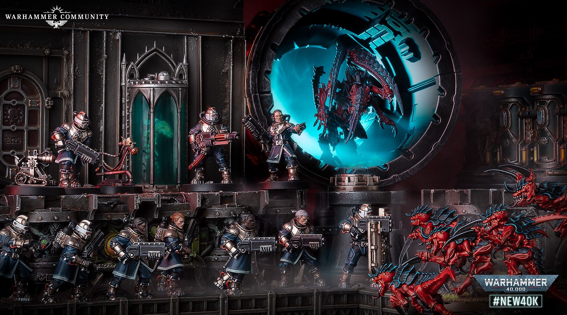Tyranid miniatures from the Warhammer Community faction focus