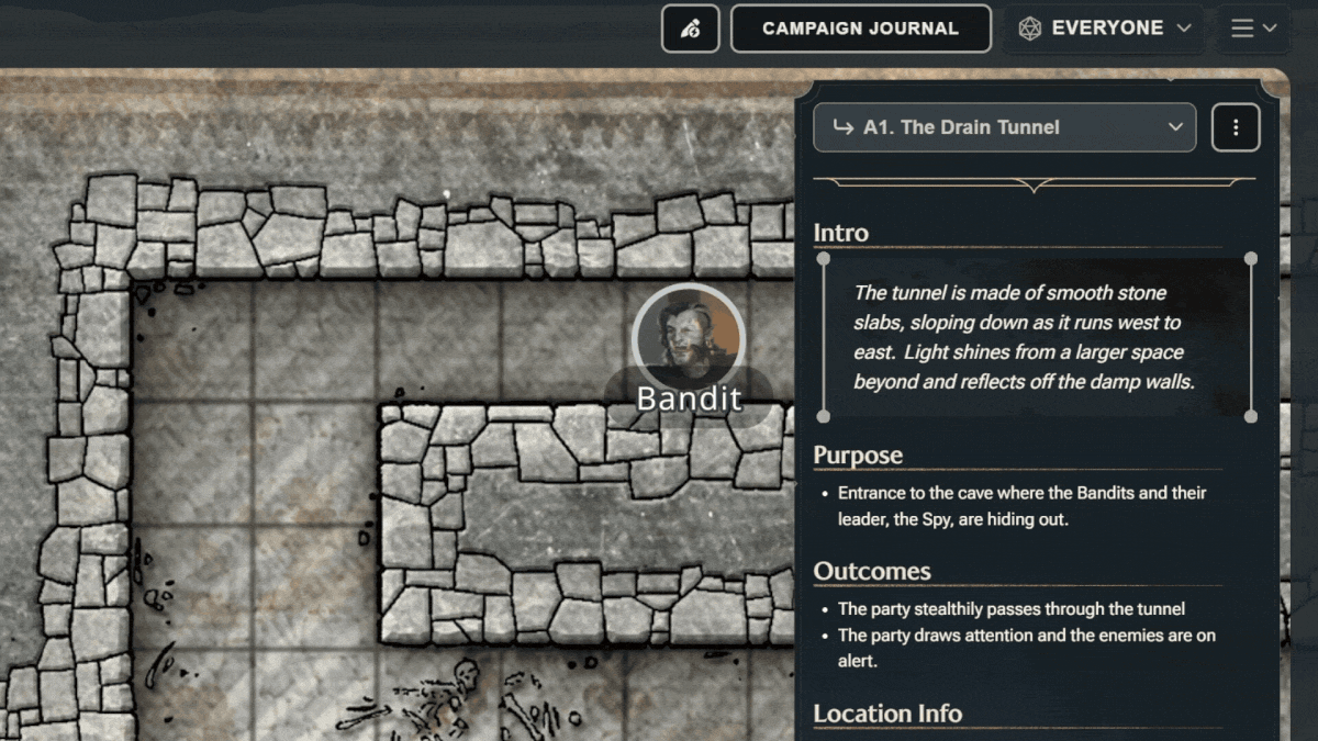 D&D Beyond Scene Prep demo