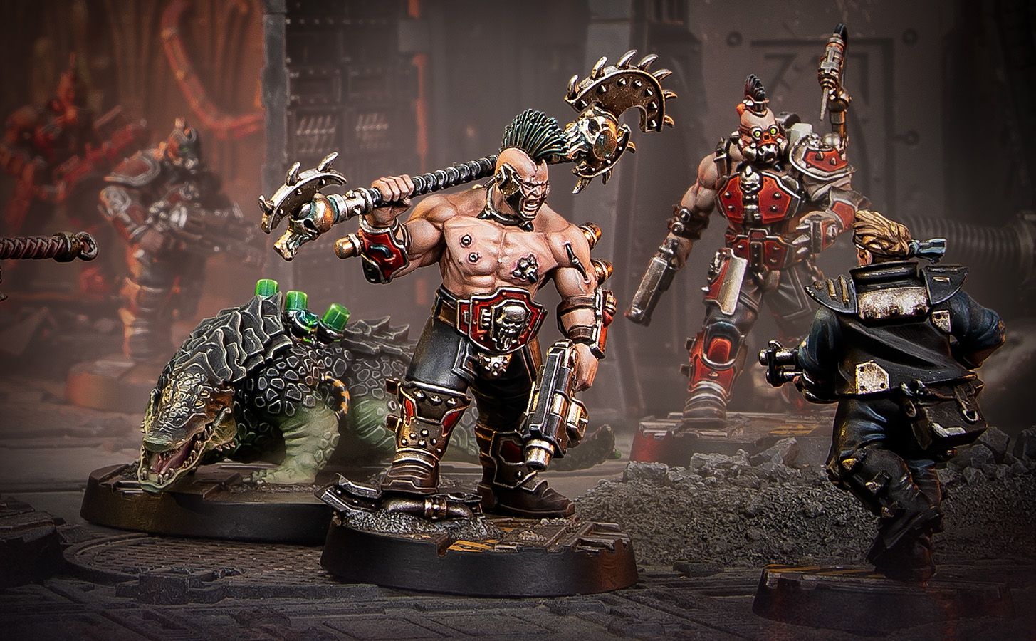 Necromunda Goliath miniatures from the Warhammer Community reveal