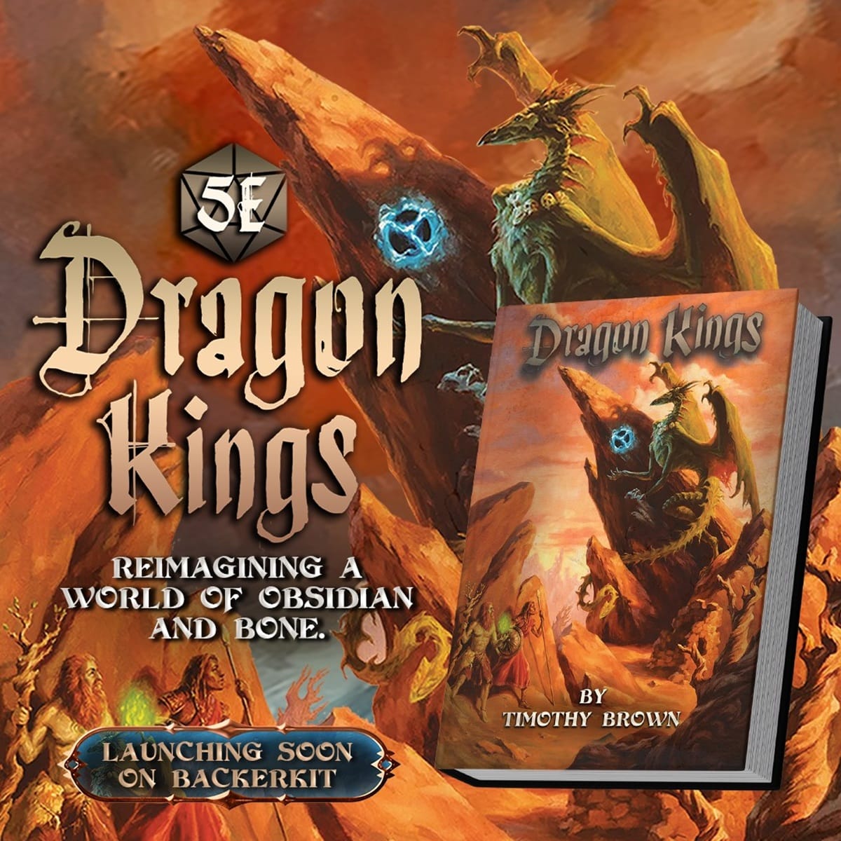 Dragon Kings BackerKit pre-launch artwork