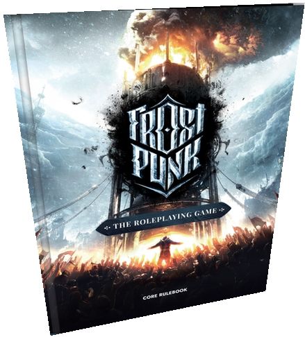 Retail product image for Frostpunk RPG: Core Rulebook.