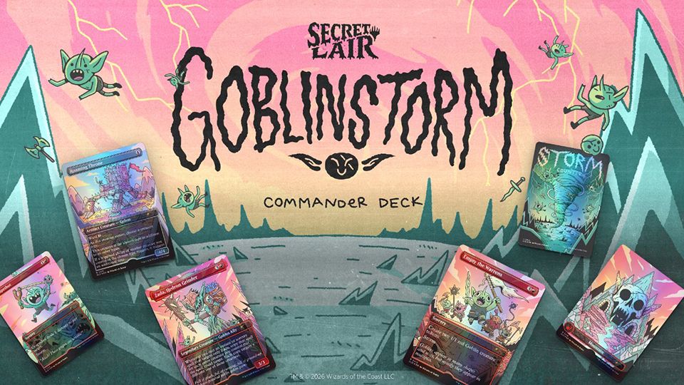 Magic: The Gathering Releases New Secret Lair Commander Deck - Goblin Storm