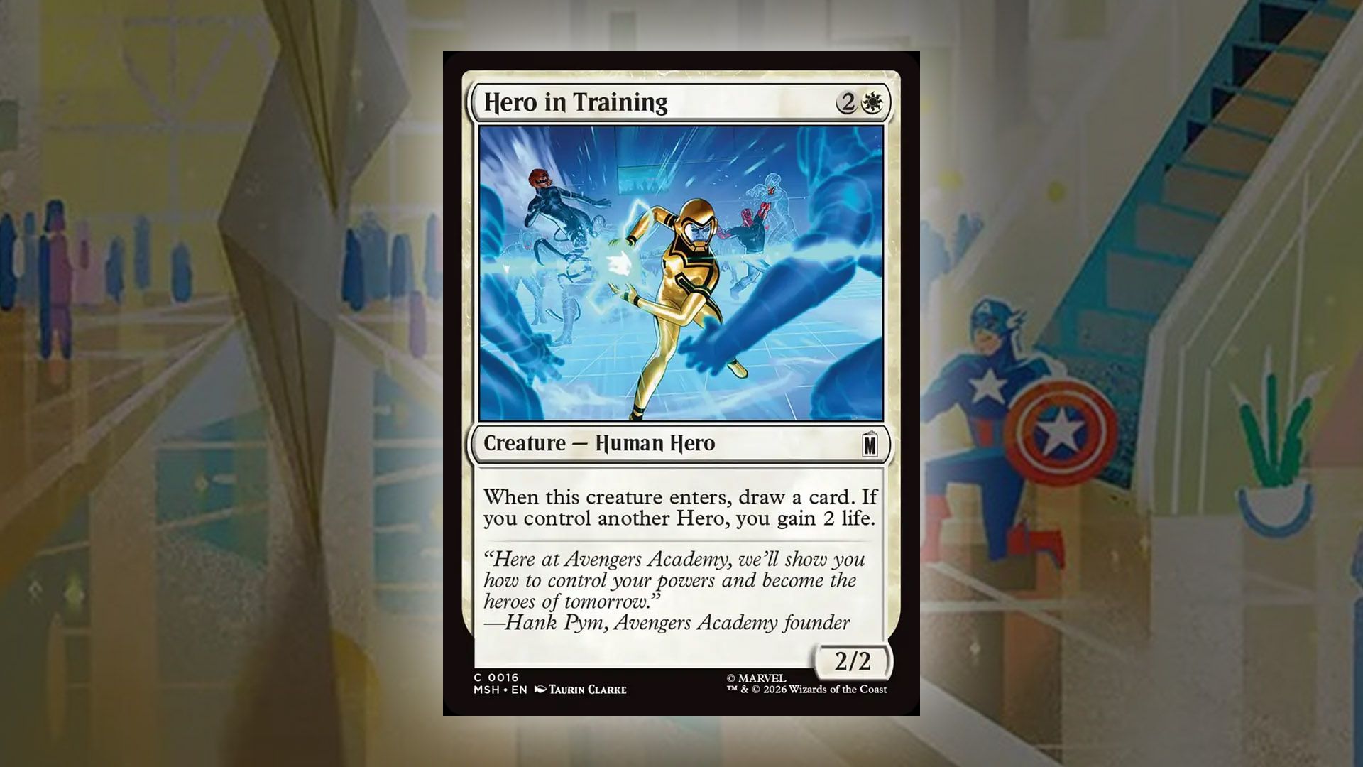 Hero in Training card image from MTG Marvel Limited coverage