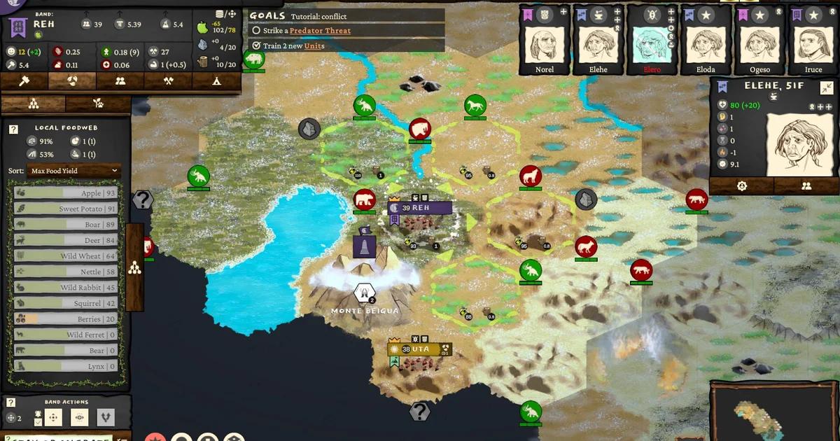 Folk Emerging Turns the First Few Turns of Civilization Into a Whole Strategy Game