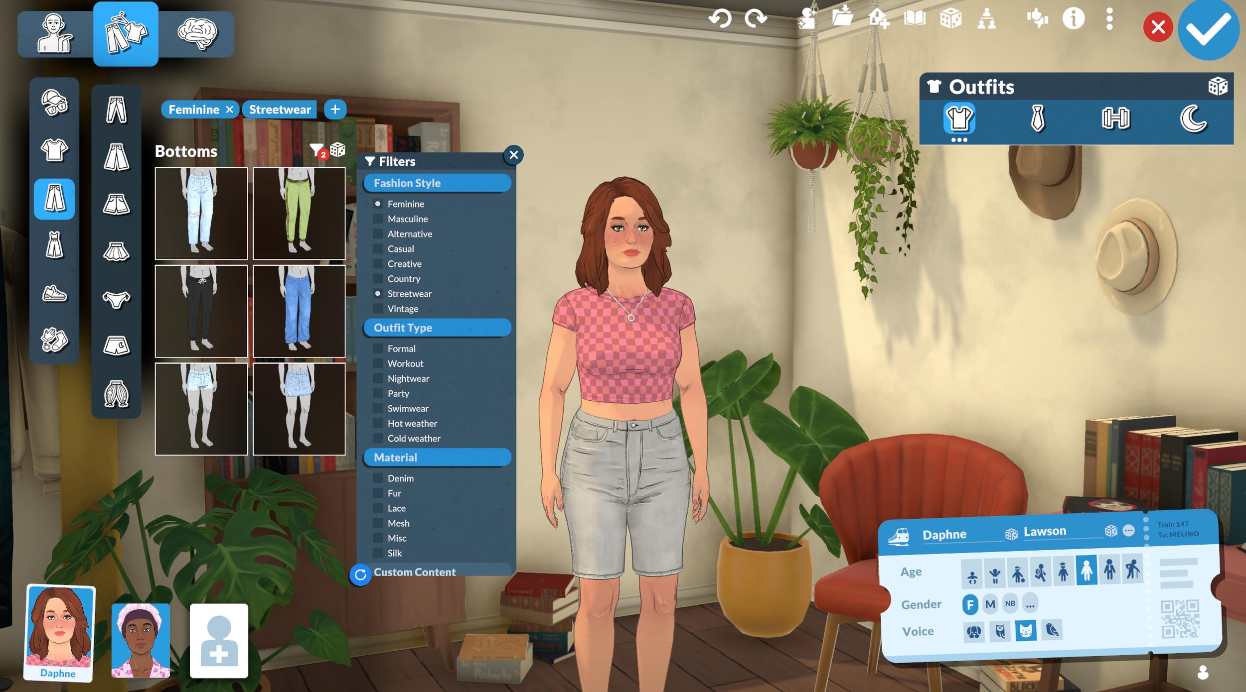 Paralives Paramaker filter screen from patch 0.1.7