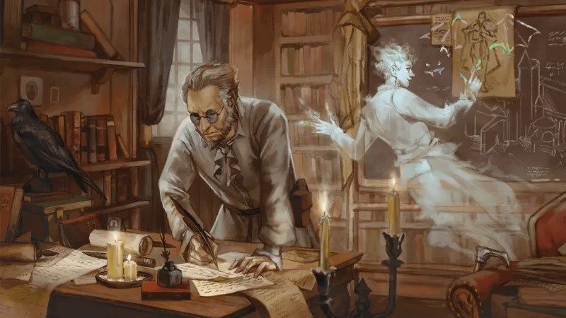Rudolph van Richten in his study from Ravenloft