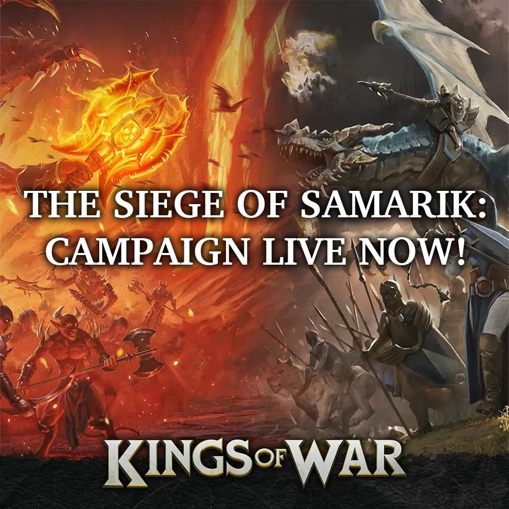 Mantic opens the Siege of Samarik global campaign for Kings of War players
