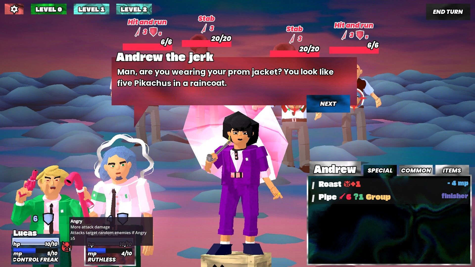 Green Suits screenshot from the official Steam page