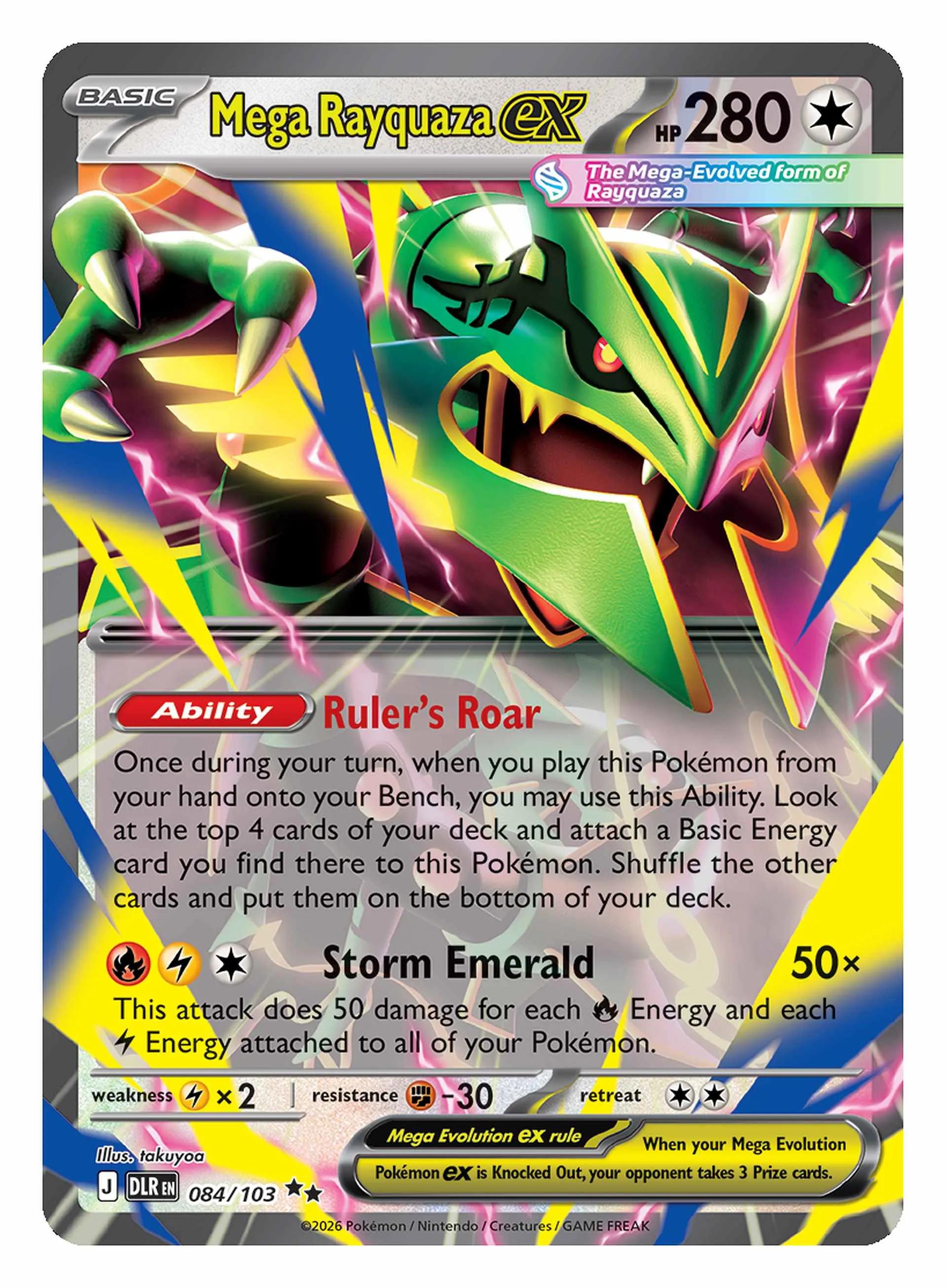 Pokémon TCG's Delta Reign brings Mega Rayquaza back in November