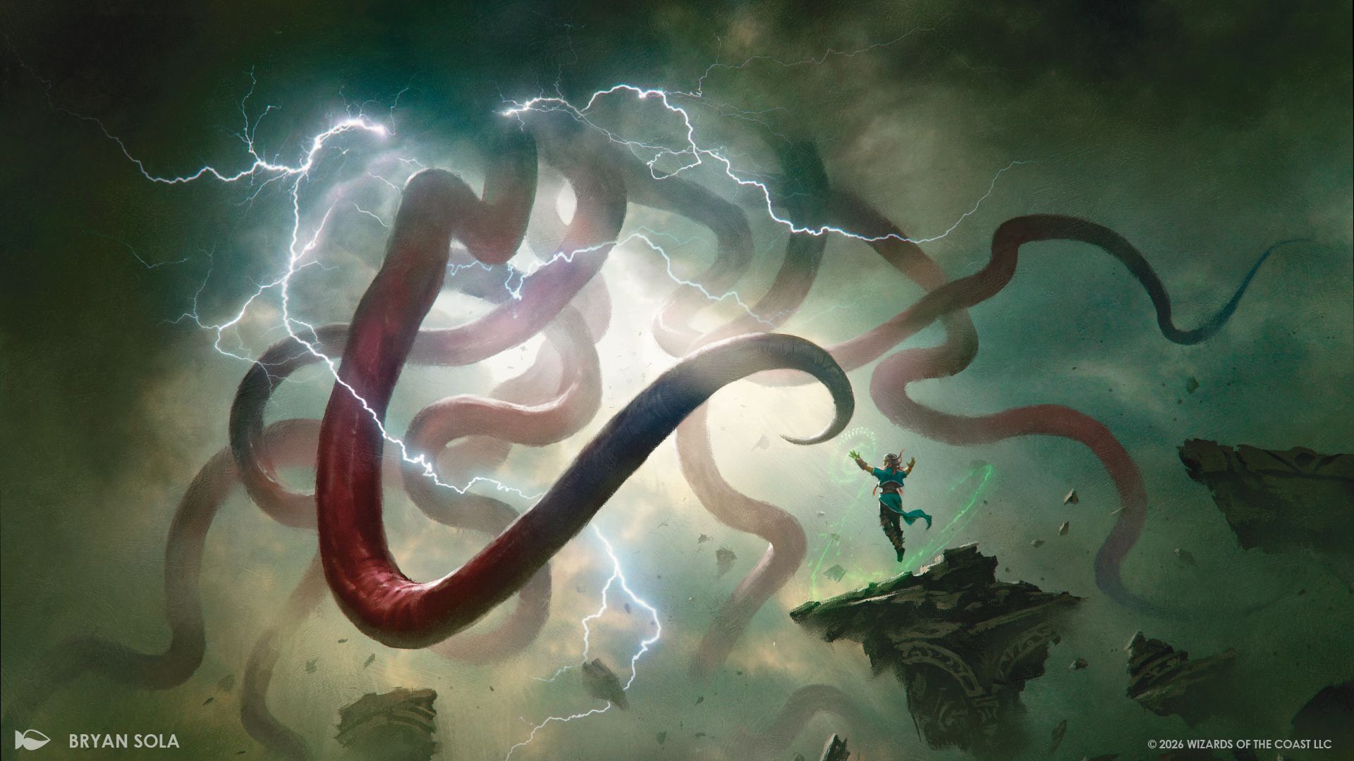 Fantasy illustration accompanying the official Reality Fracture ending