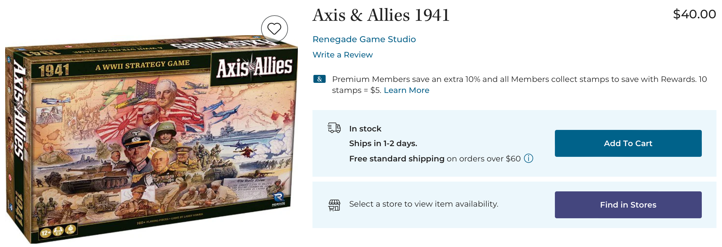 Retailer listing screenshot used in TTGDA designer-credit argument