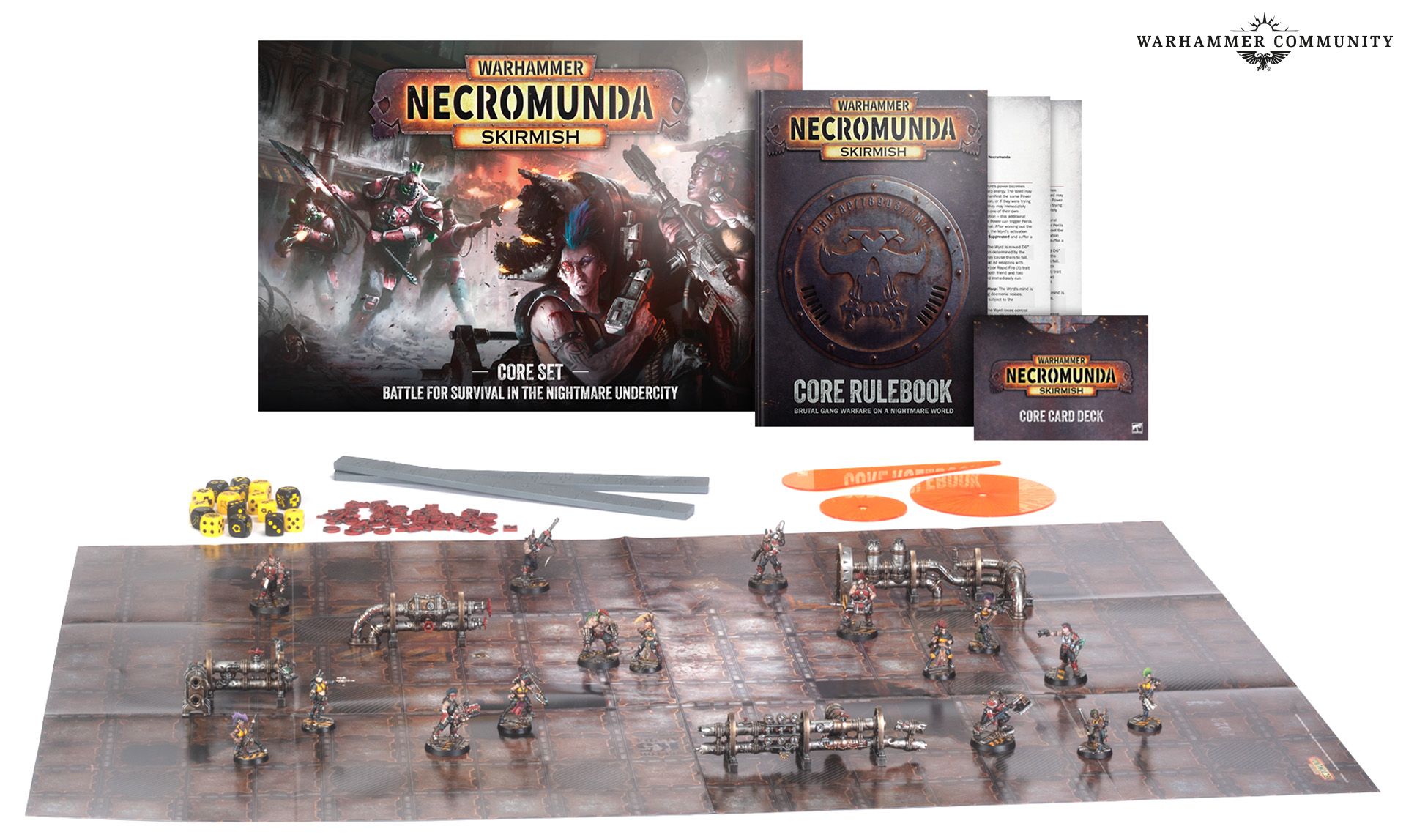 Necromunda Skirmish core set contents