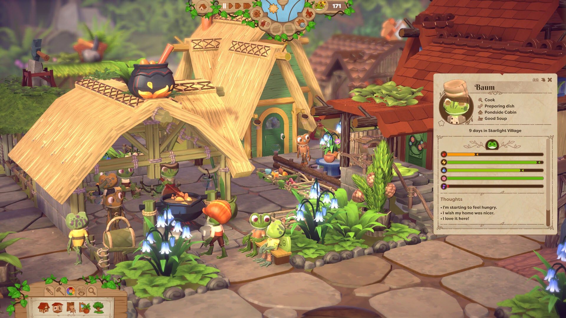 Croakwood cosy townbuilder