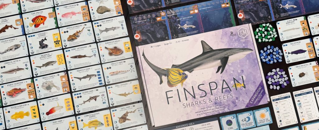 Finspan: Sharks & Reefs Expansion Adds Coral Habitats and a June Retail Window