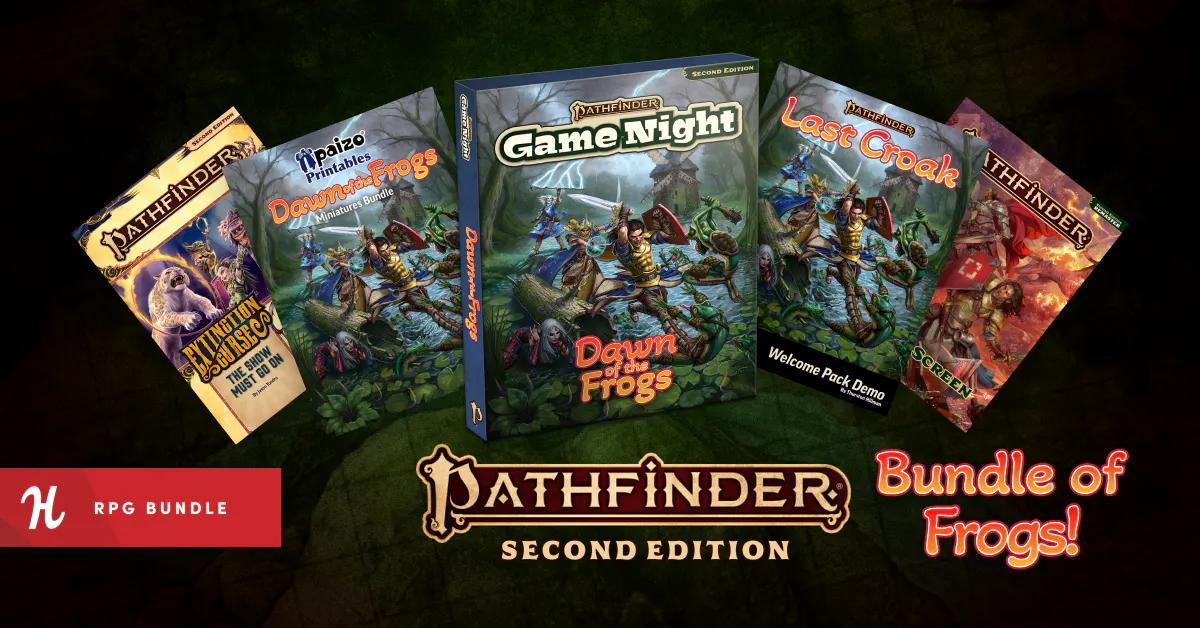 Official Pathfinder Second Edition Bundle of Frogs promotional image