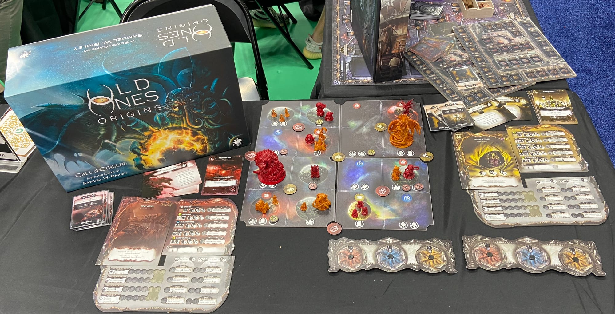 Old Ones Origins mock-up displayed at Gen Con 2026