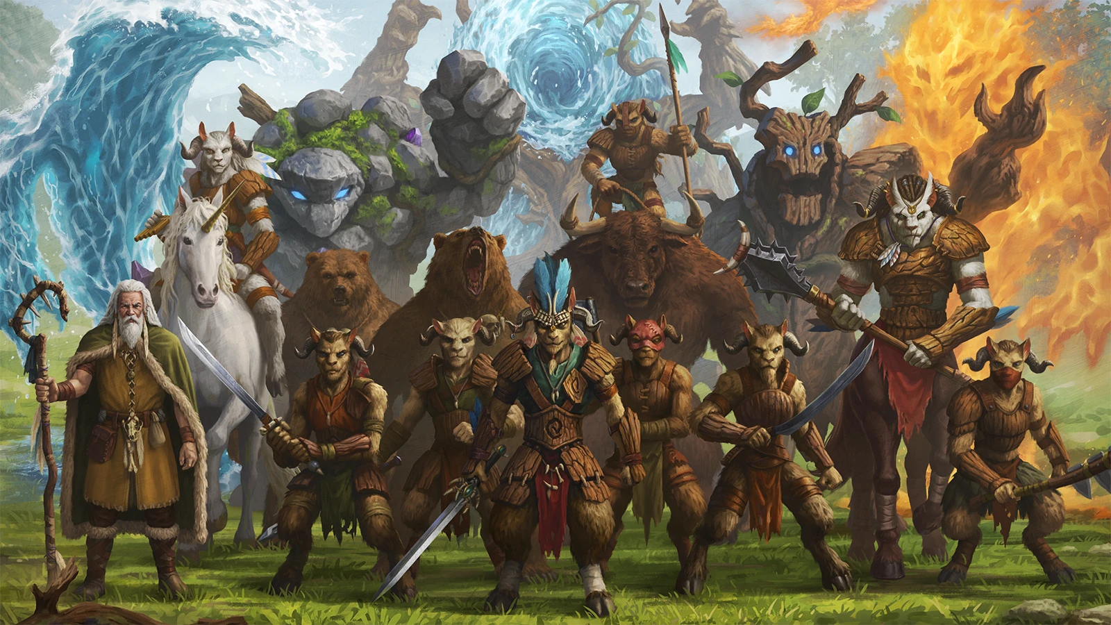The Forces of Nature battle line showcases the new miniatures