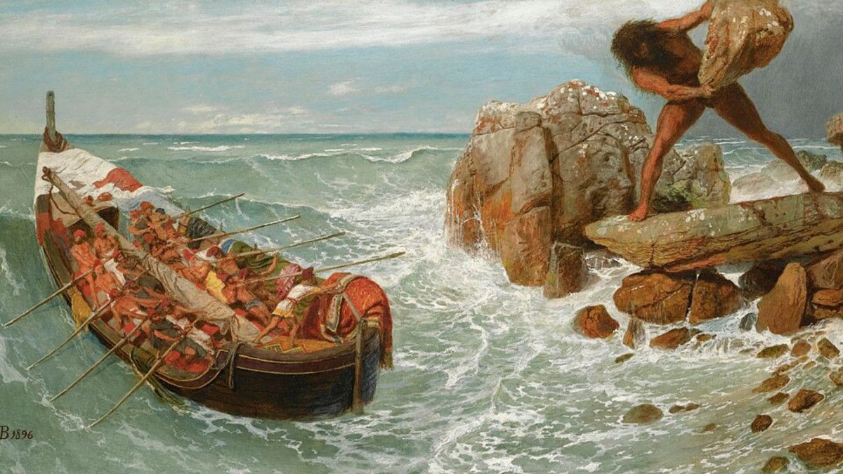 Polyphemus isle artwork from The Odyssey campaign