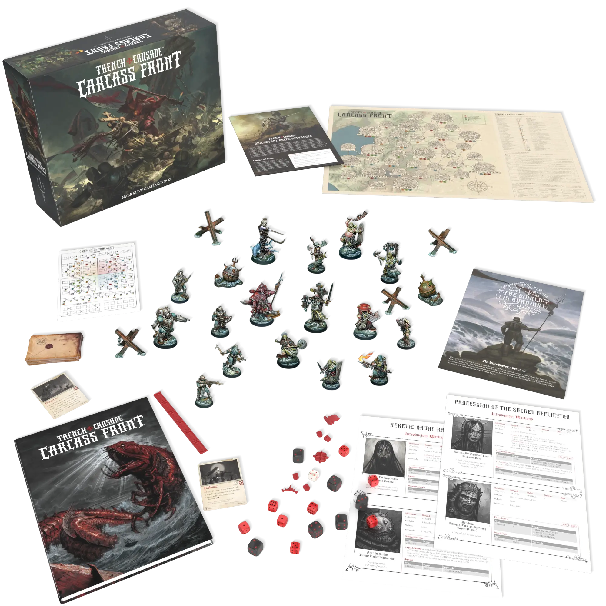 The Carcass Front boxed set contents