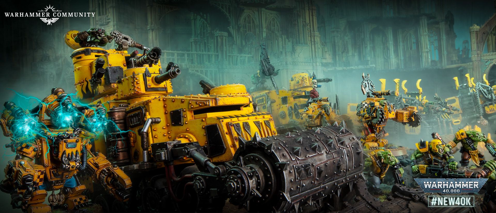 Official Warhammer 40000 Orks rules preview image from Warhammer Community