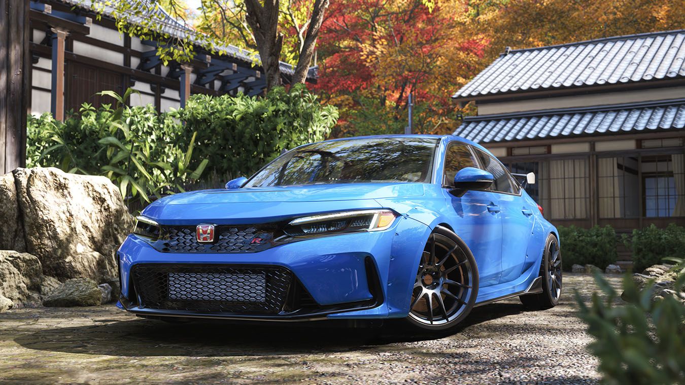 Gameplay screenshot showcasing car customization and driving