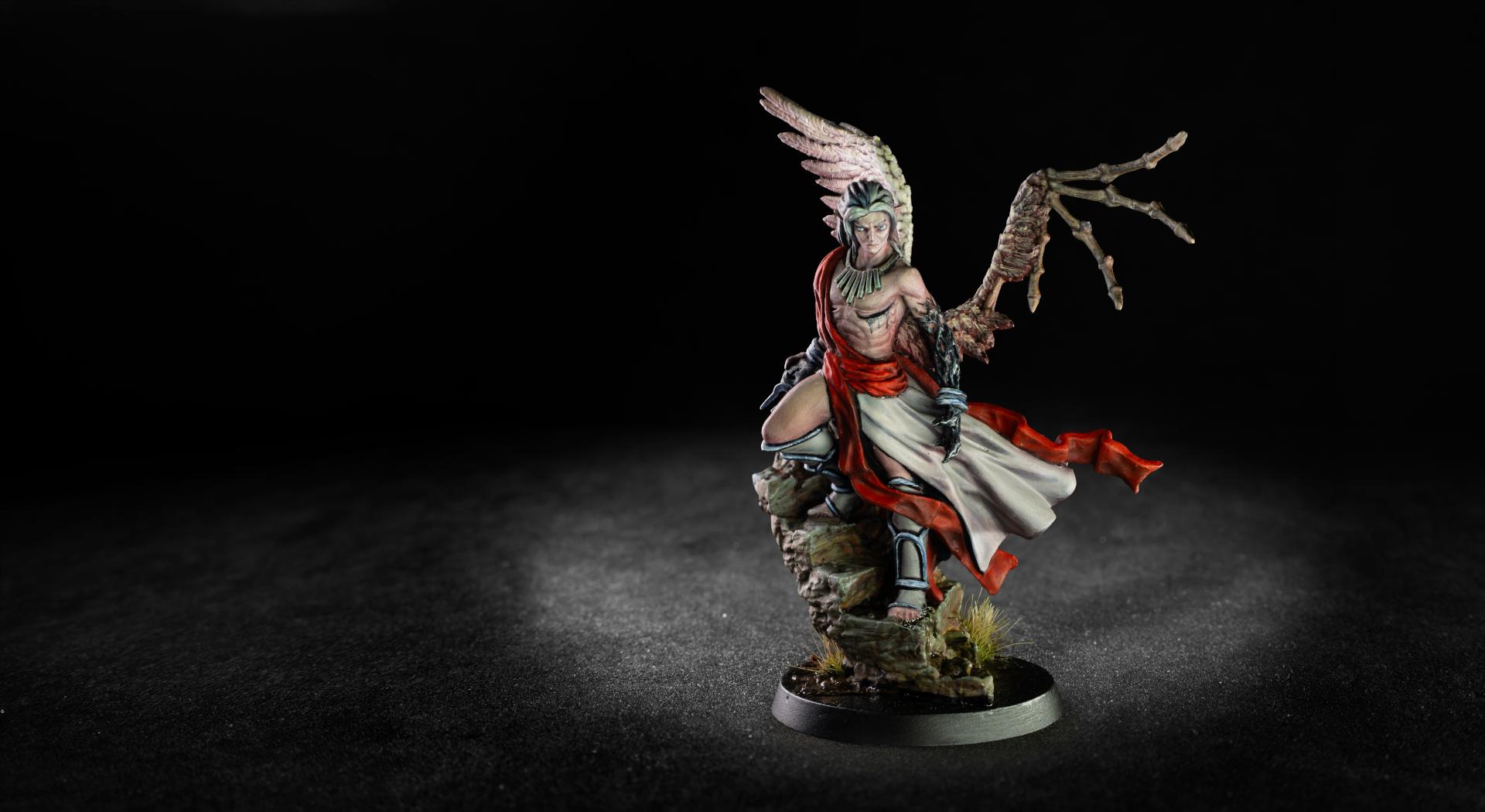 Warcrow fantasy battle hero art