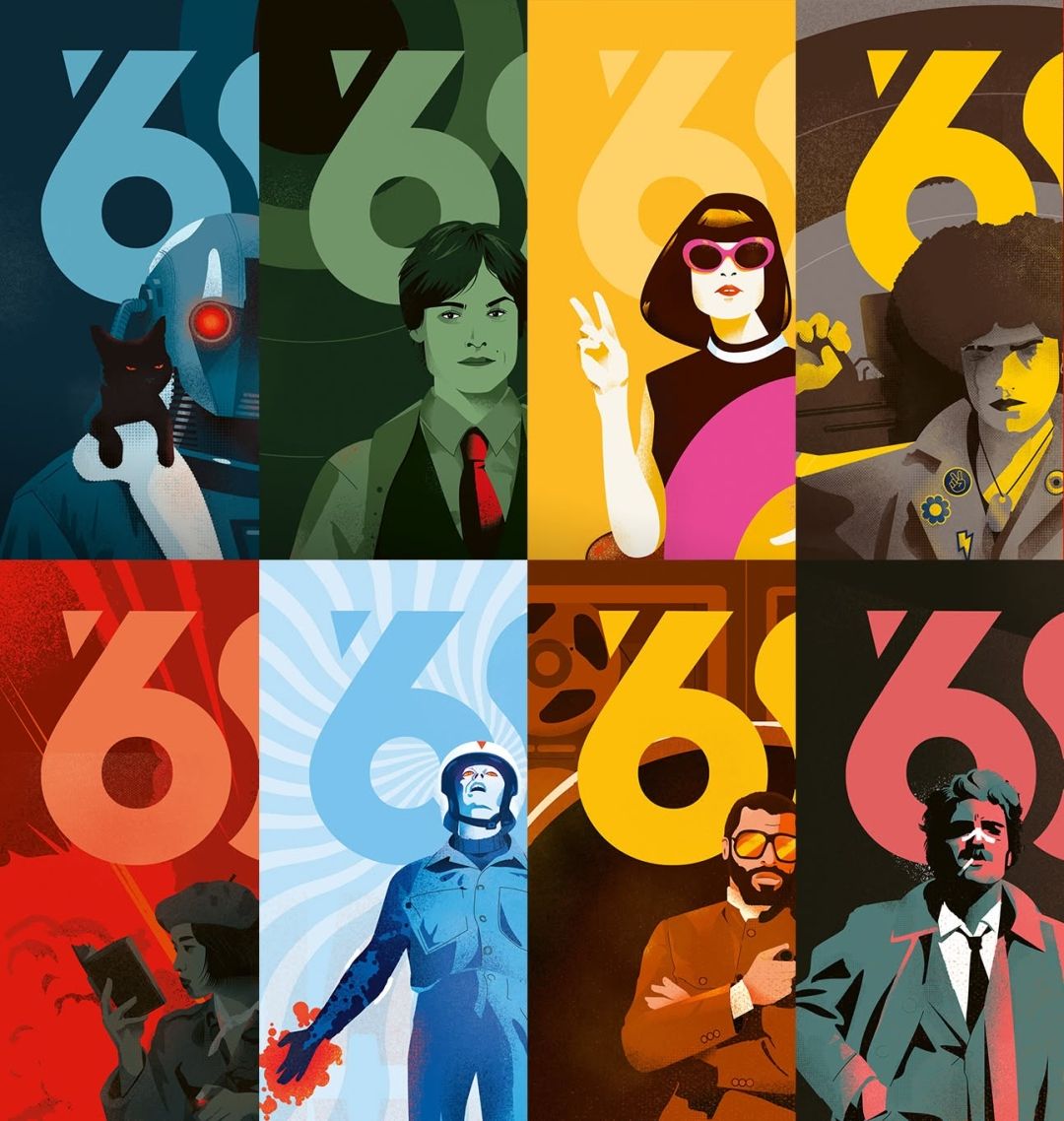 Blades '68 character poster art