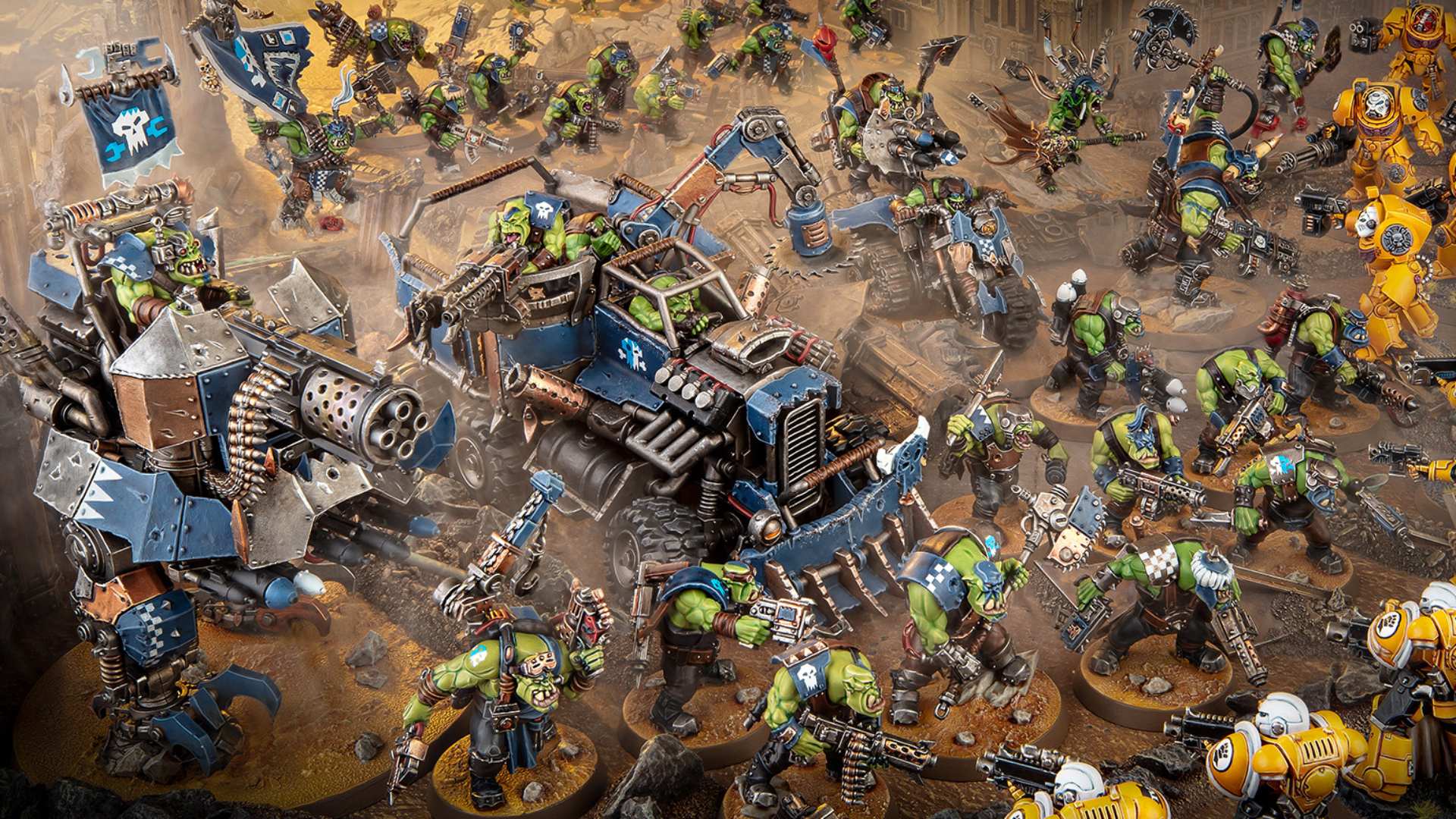 Warhammer 40K Orks test the new codex rhythm