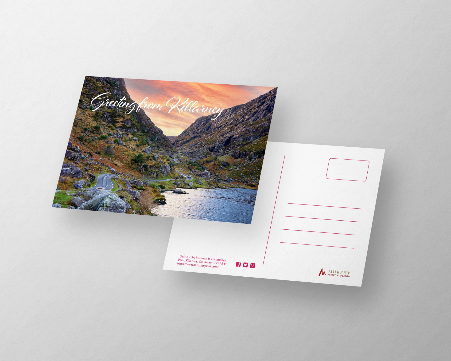 A6 Custom Double Sided Postcards