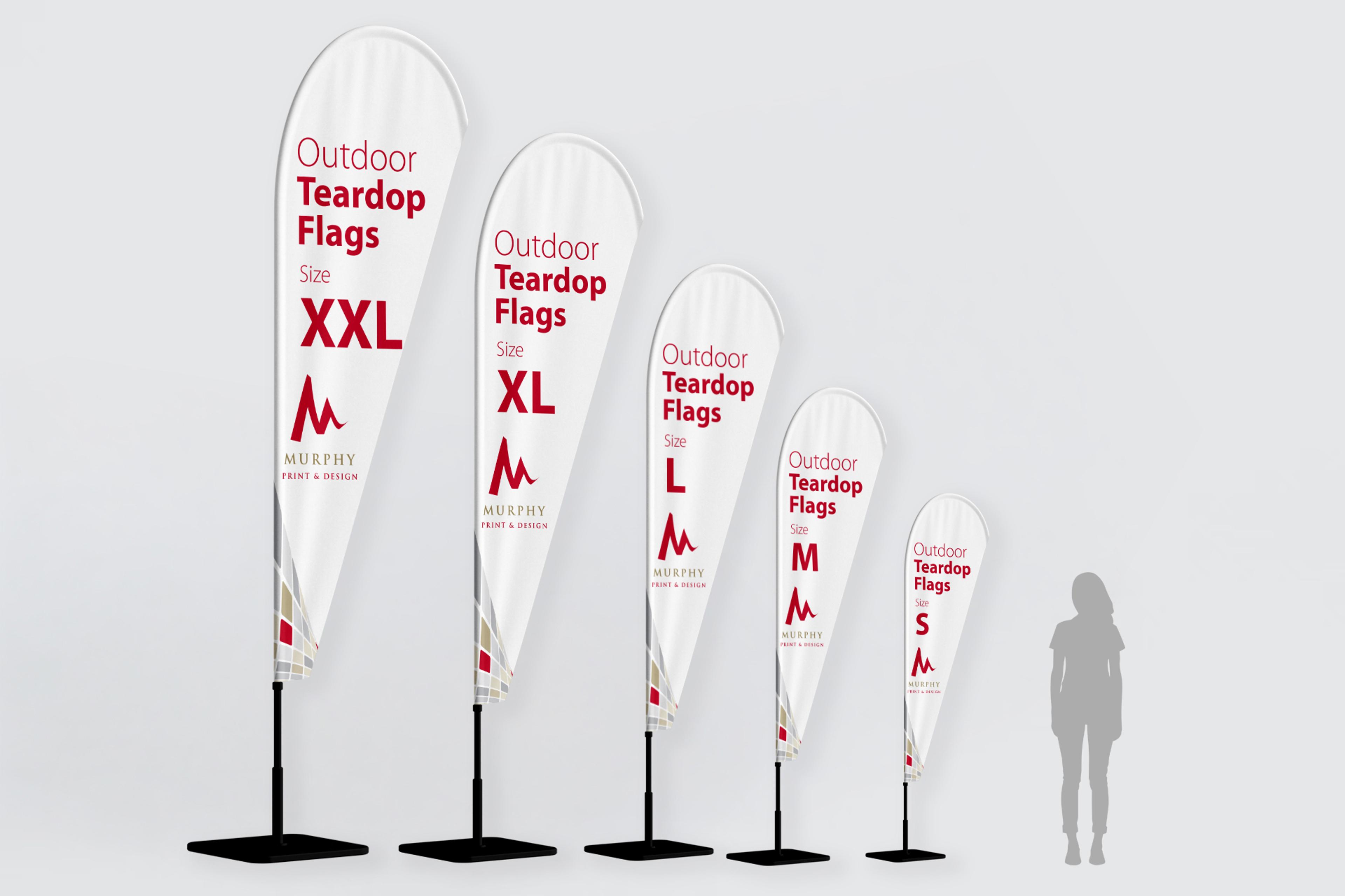 Outdoor Teardrop Flags