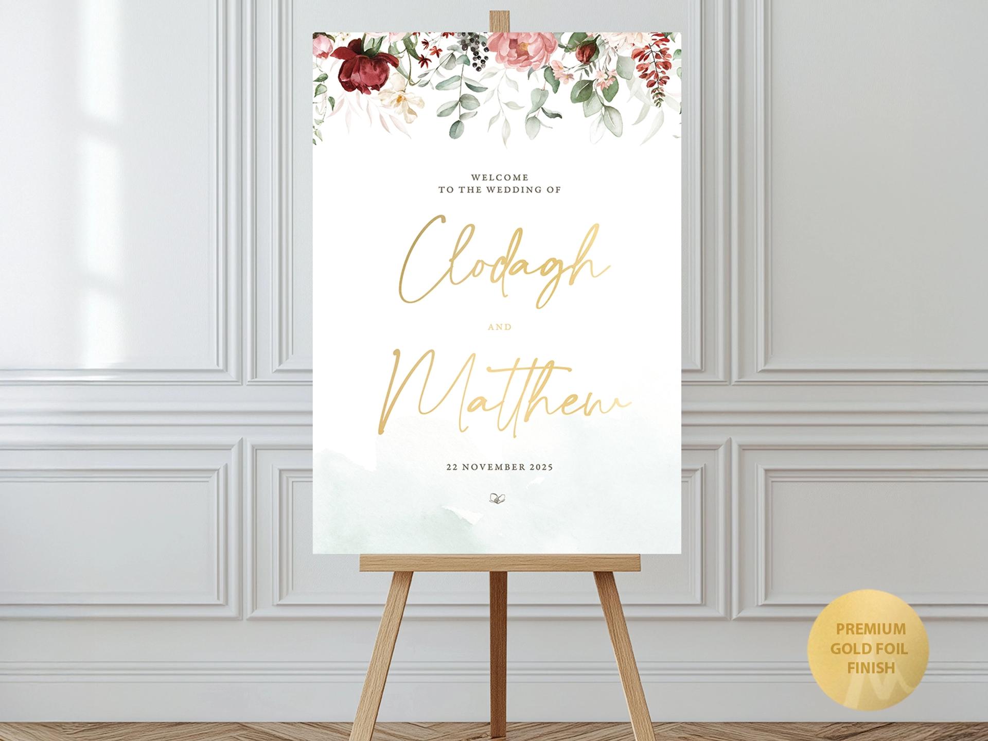 Welcome Wedding Sign