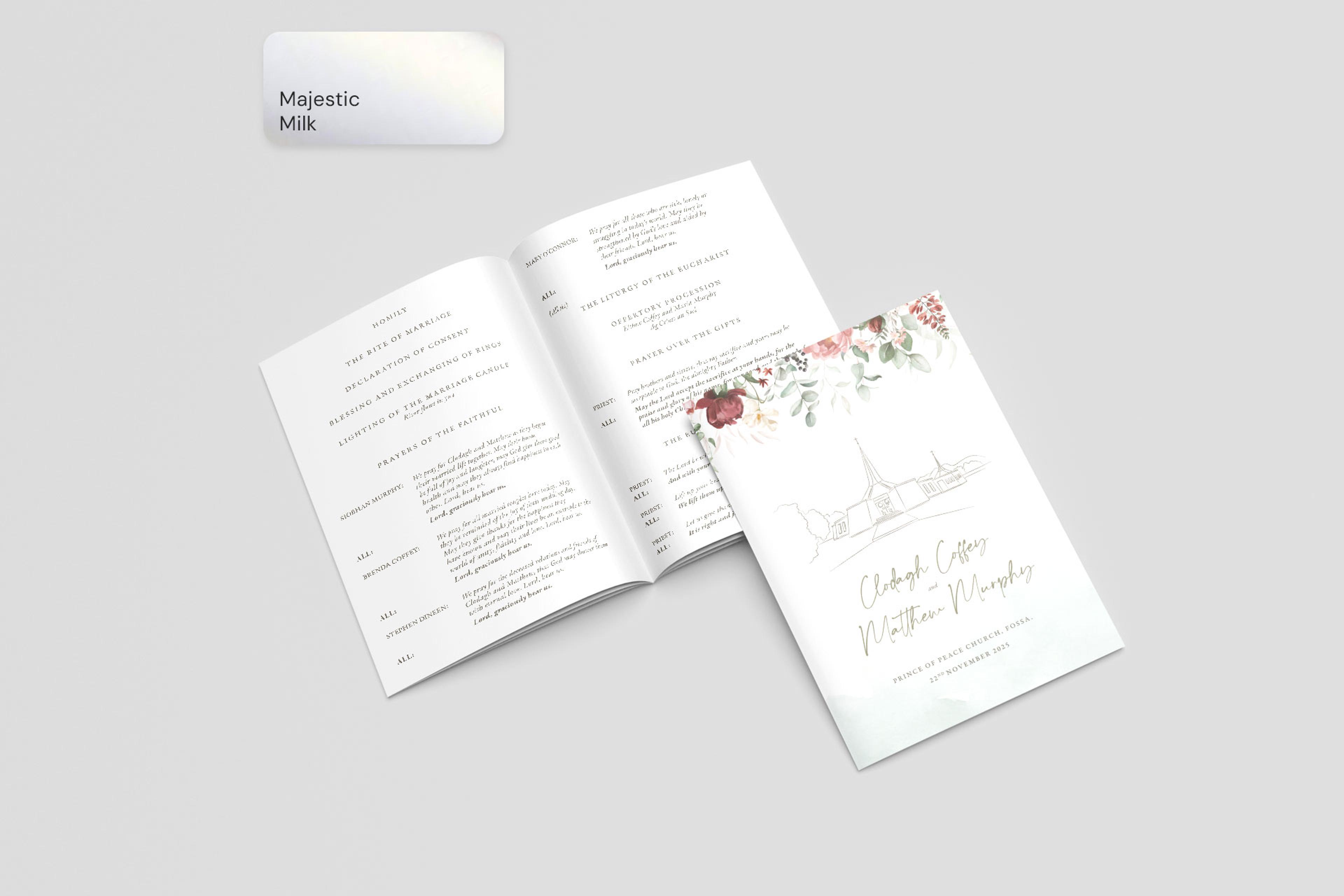 Wedding Mass Booklets