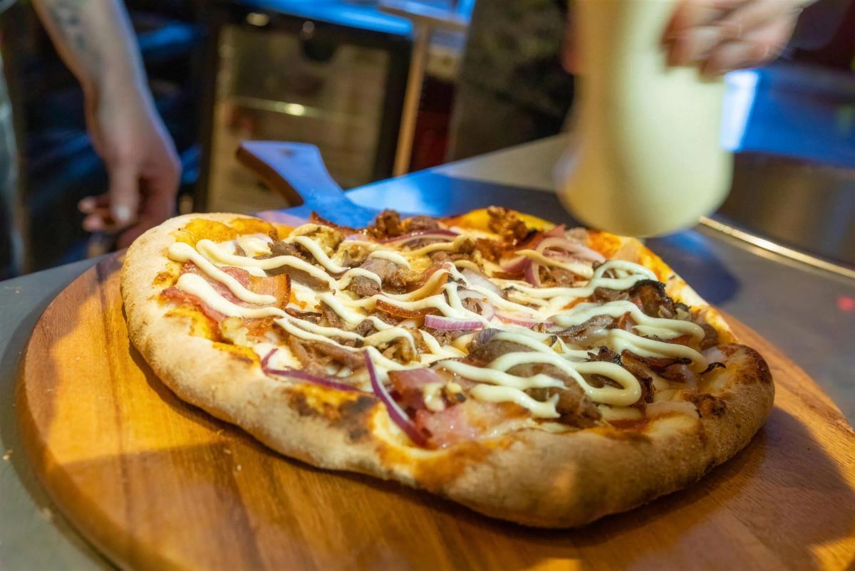 Pizza á bretti